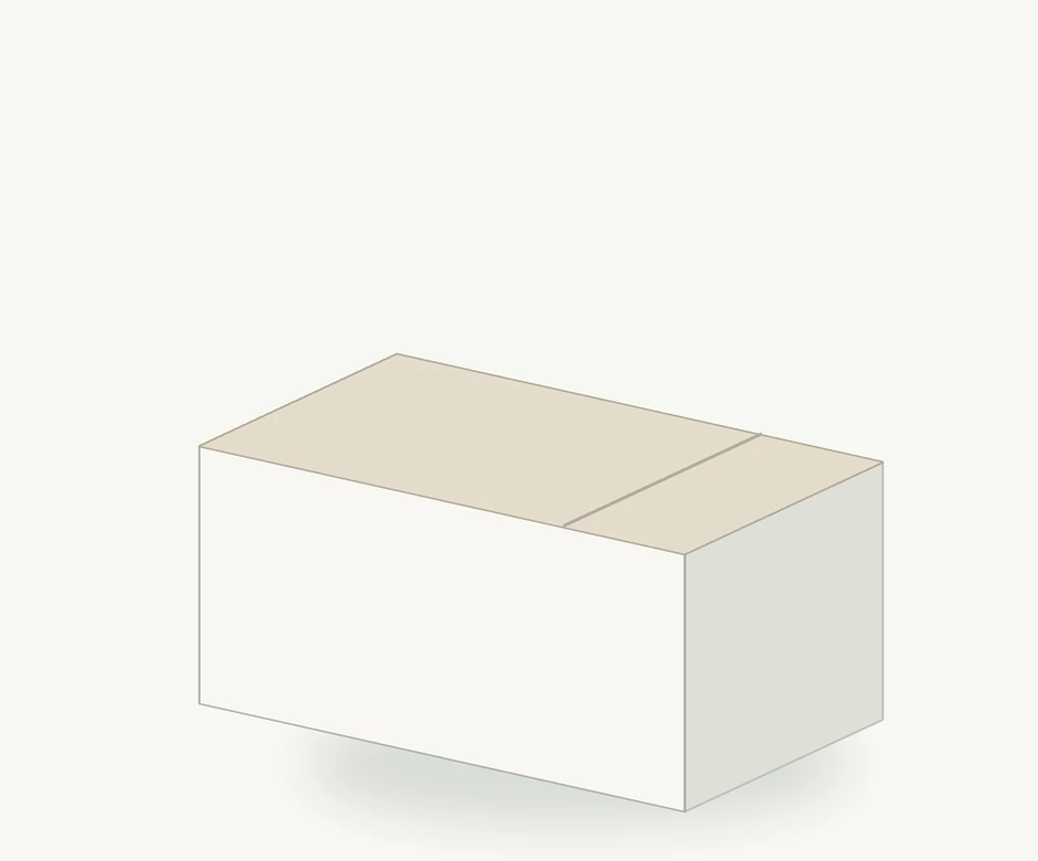 Corrugated cases packaging visual