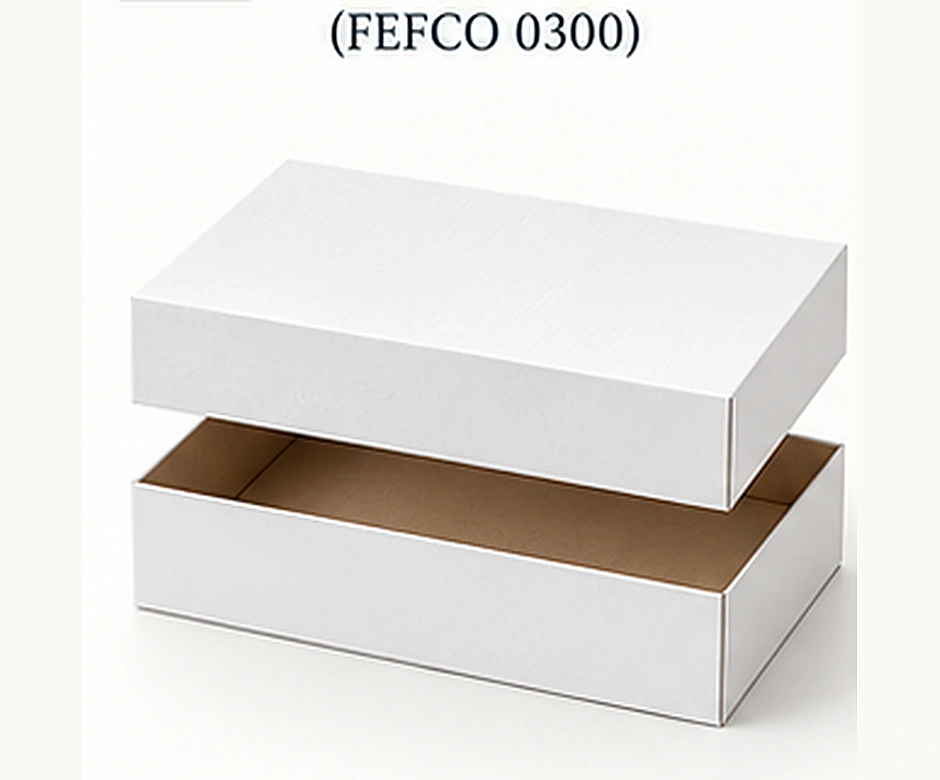 Illustrative visual of Two-piece Telescope Box (FEFCO 0300)