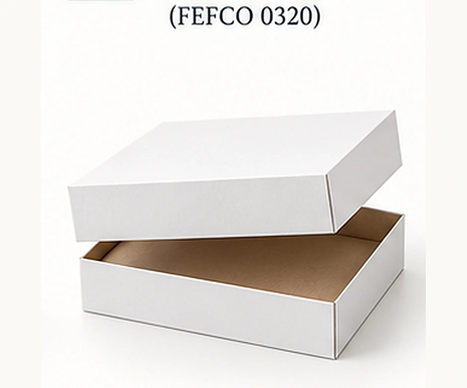 Illustrative visual of Telescope Cap & Base (FEFCO 0320)
