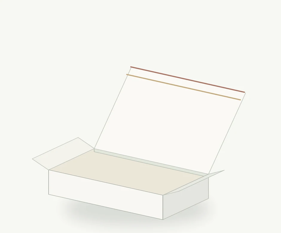 Illustrative visual of Tear-strip Mailer