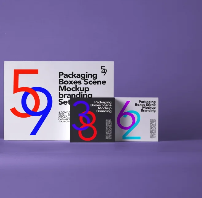 Colourful packaging typographic inspiration